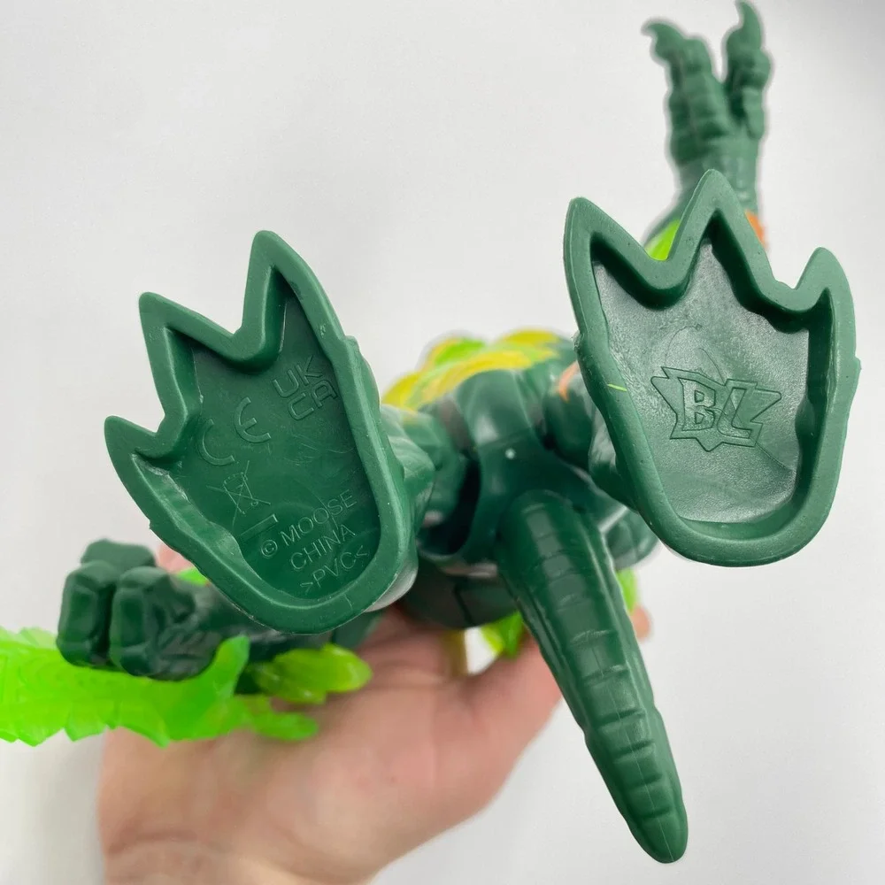 Beast Lab Dino Creator Raging Raptor Figure Lights Sound‎ Tested Works VIDEO